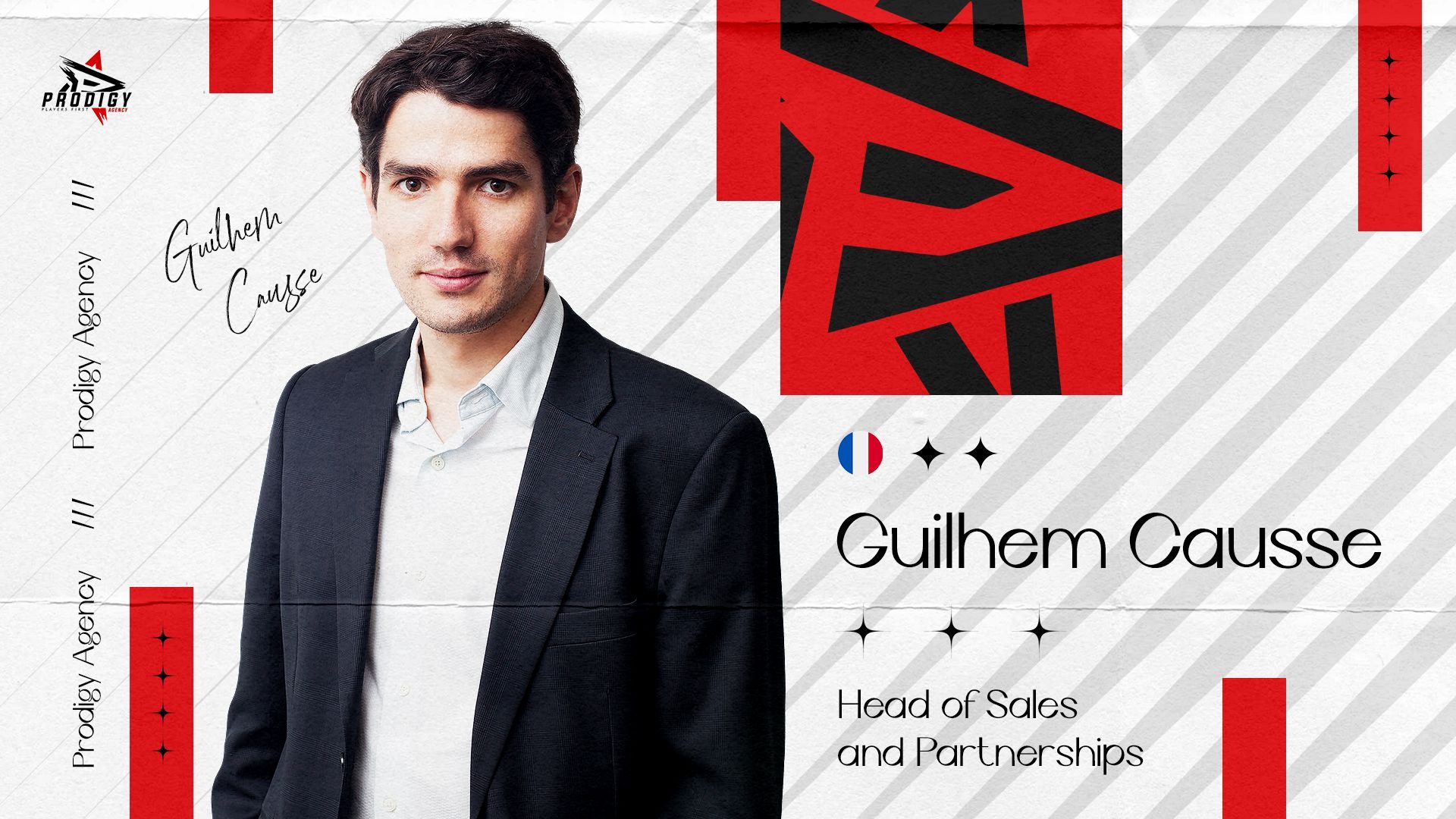 Guilhem Causse (former Infront X & A.S.O.) joins Prodigy Agency as Head of Sales & Partnerships